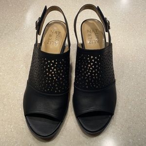Naturalized Lennie 2 Black Heel Sandals Size 8.5